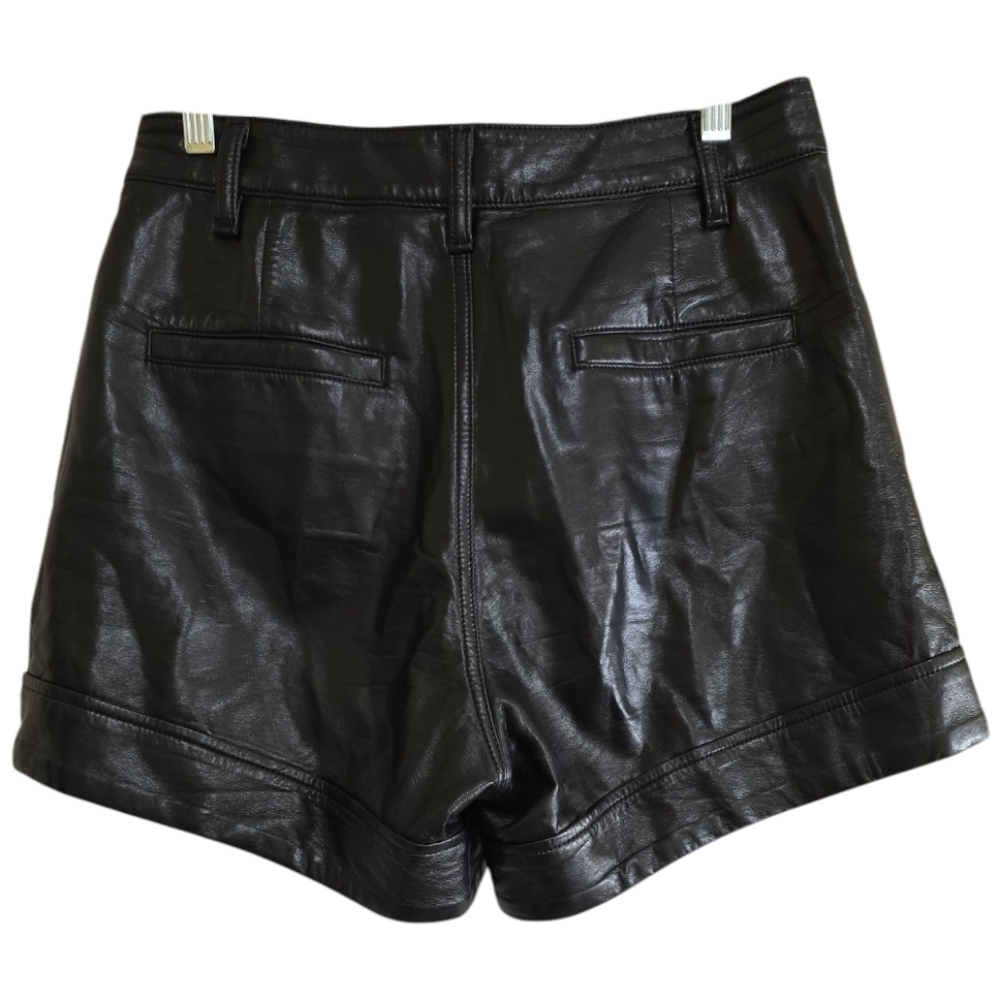 AGOLDE Recycled Leather Angled Hem Short 28 - Picture 5 of 10